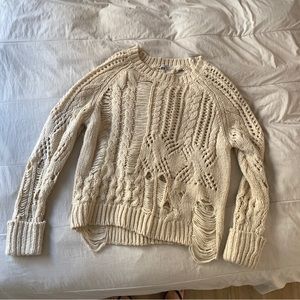 Heartloom cream sweater